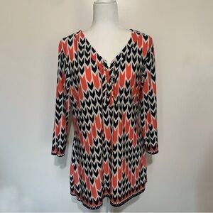 Lavanya Chevron Patterned Women's Top XL